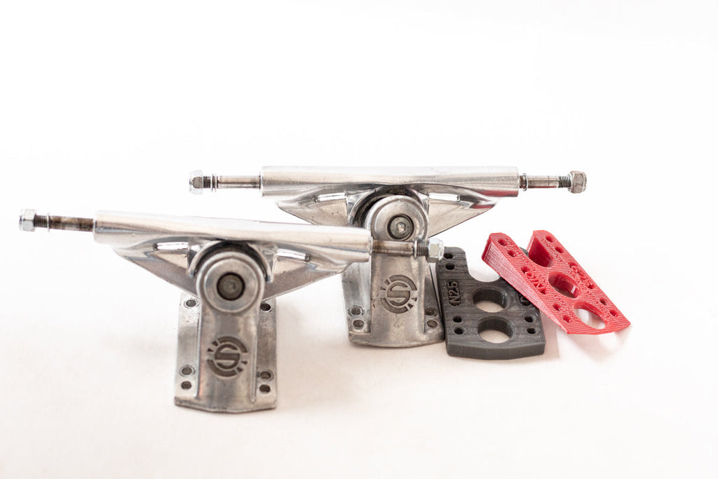 Surfskate Original S6 150mm Longboard Trucks + Split Angle Risers ...