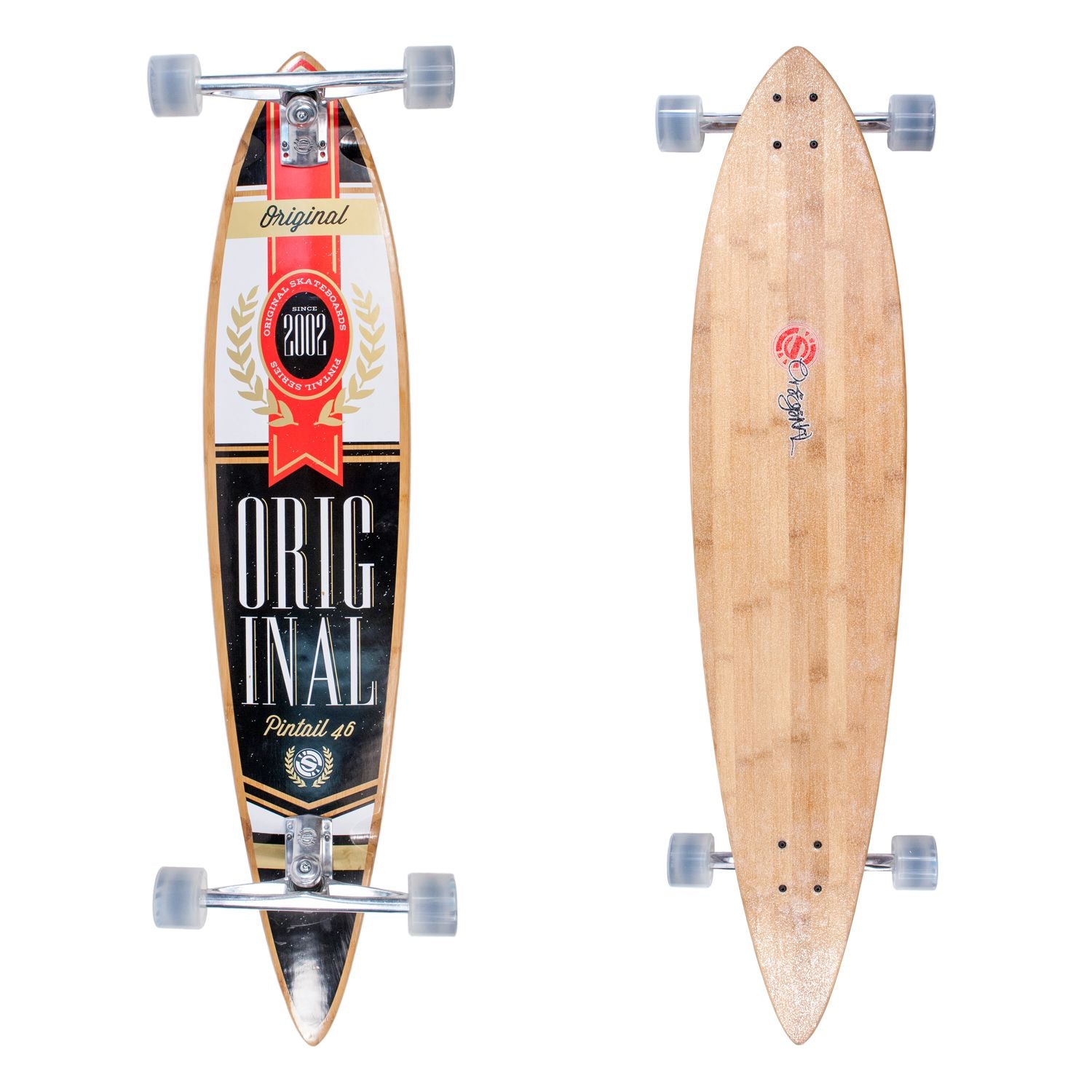 YOCAHER Pintail Longboard Deck - Adventure Natural YOCAHER Pintail Longboard Deck - Adventure Natural